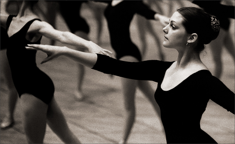 Becky Blair, 1973 Dallas Metropolitan Ballet Ballet class