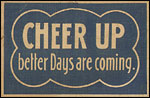 Cheer Up old postcard