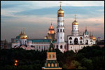 Kremlin at sunet, Moscow
