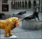 36-Lion-two-bronzes