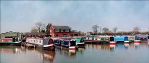 Narrowboat. Wixhall Marina