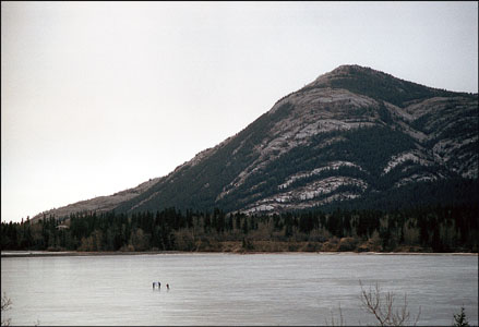 Ice Skating Banff Canada