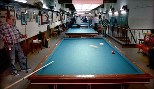 The Argentines are great aficionados of billiards