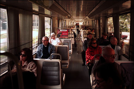 Paula on the Tren de la Costa on our way to Tigre.