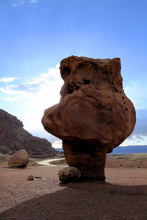 Balanced rock on Highway 89A, Marble Canyon, Arizona