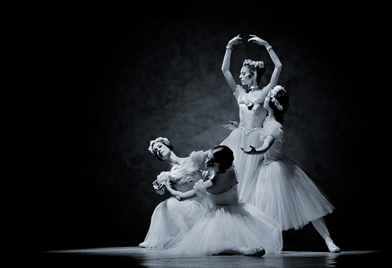 Jerilyn Dana, Bonnie Wyckoff, Ellen O'Reilly, Elaine Bauer, Pas de Quatre, Anton Dolin