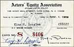 Actors' Equity Card