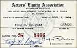 Actors' Equity Card