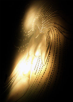 Detail in the etched glass