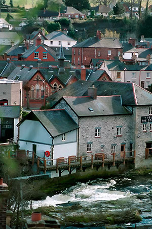 Llangollen above River Dee