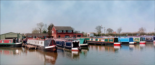 Narrowboat. Wixhall Marina
