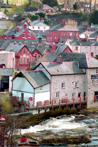 Llangollen above River Dee