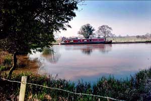 Narrowboat. These long, low, narrow boats are not especially easy to photograph