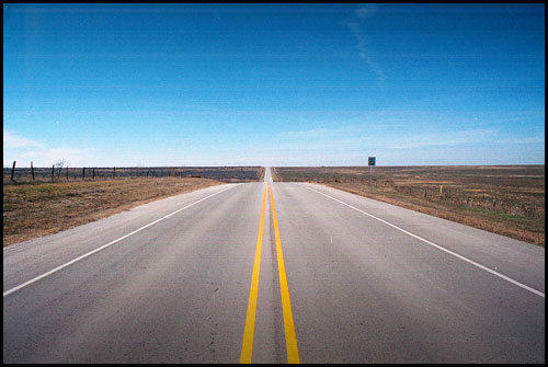 West Texas on the last leg home.  