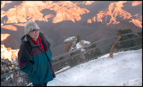 Christmas morning sunrise at Grand Canyon National Park