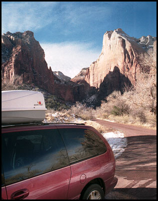 Zion National Park.   Zion is just one beautiful view after another. 